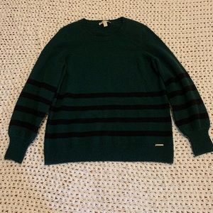 Michael Kors dark green sweater. Size large.
